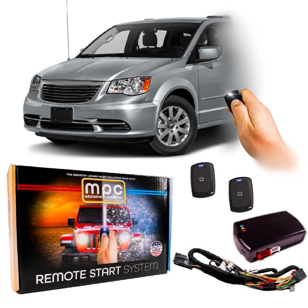 Remote Start Kits For 2011-2016 Chrysler Town & Country-Key-to-Start - Gas - MyPushcart