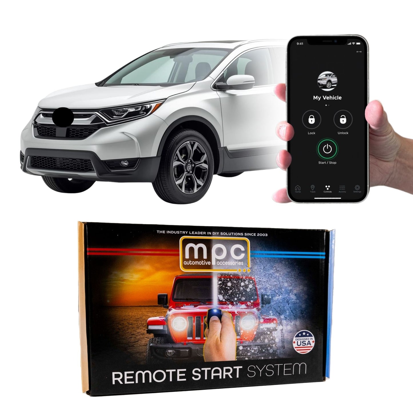 Smartphone Or OEM Activated Remote Start For 2016-2020 Honda CR-V - T-Harness
