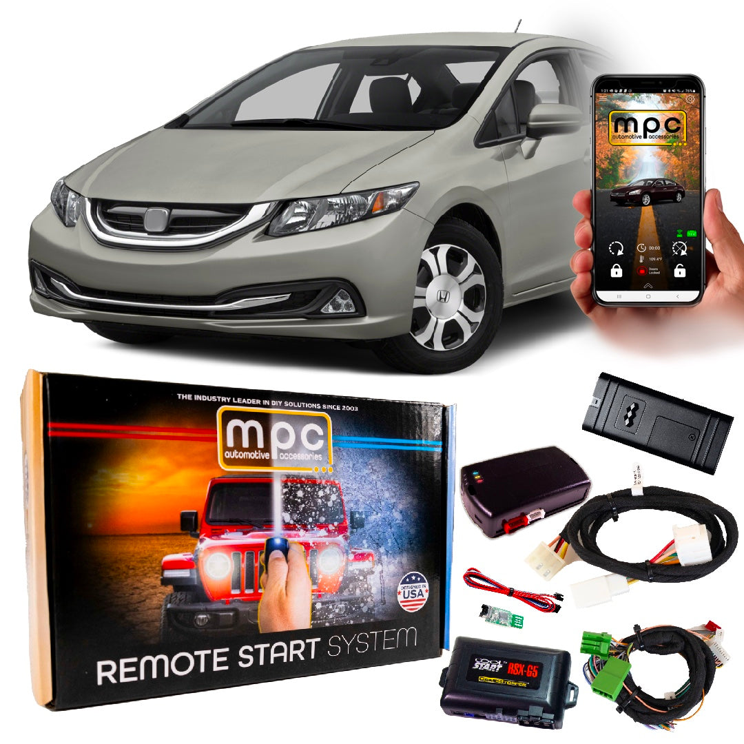 Remote Start Kits For 2012-2013 Honda Civic - Key-to-Start - Hybrid