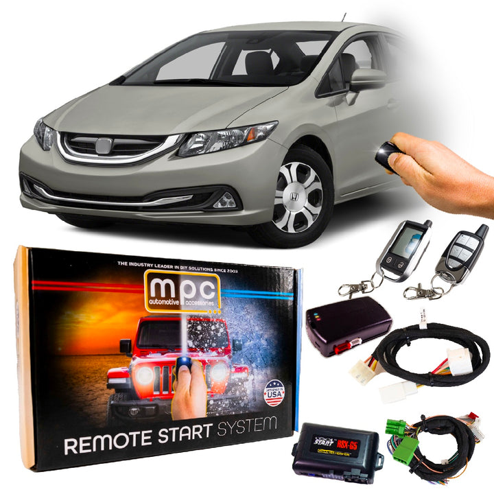 Remote Start Kits For 2012-2013 Honda Civic - Key-to-Start - Hybrid