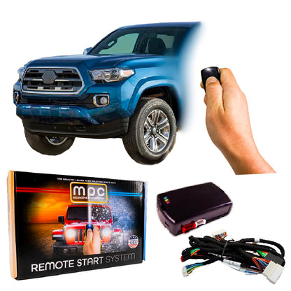Remote Starter For 2016-2019 Toyota Tacoma || 100% Plug N Play || Press OEM Key Fob 3X Lock To Start || Push To Start || Gas || USA Tech Support