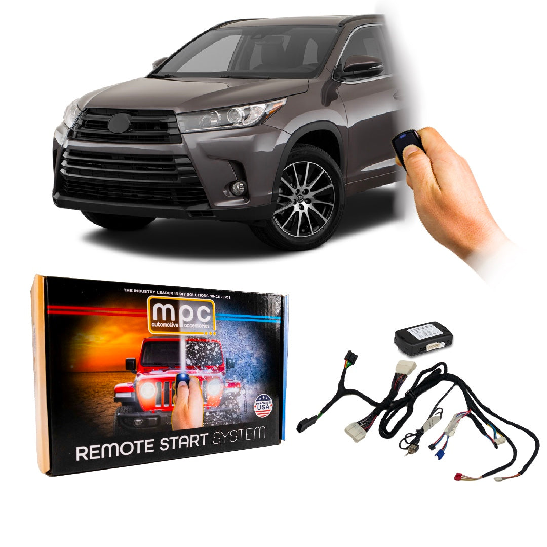 Remote Start Kit For Toyota Highlander 2014-2019 | Plug & Play | Hybrid PTS Only - MyPushcart