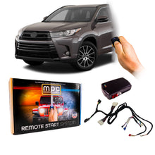 Remote Start Kit For Toyota Highlander 2014-2019 | Plug & Play | Hybrid PTS Only