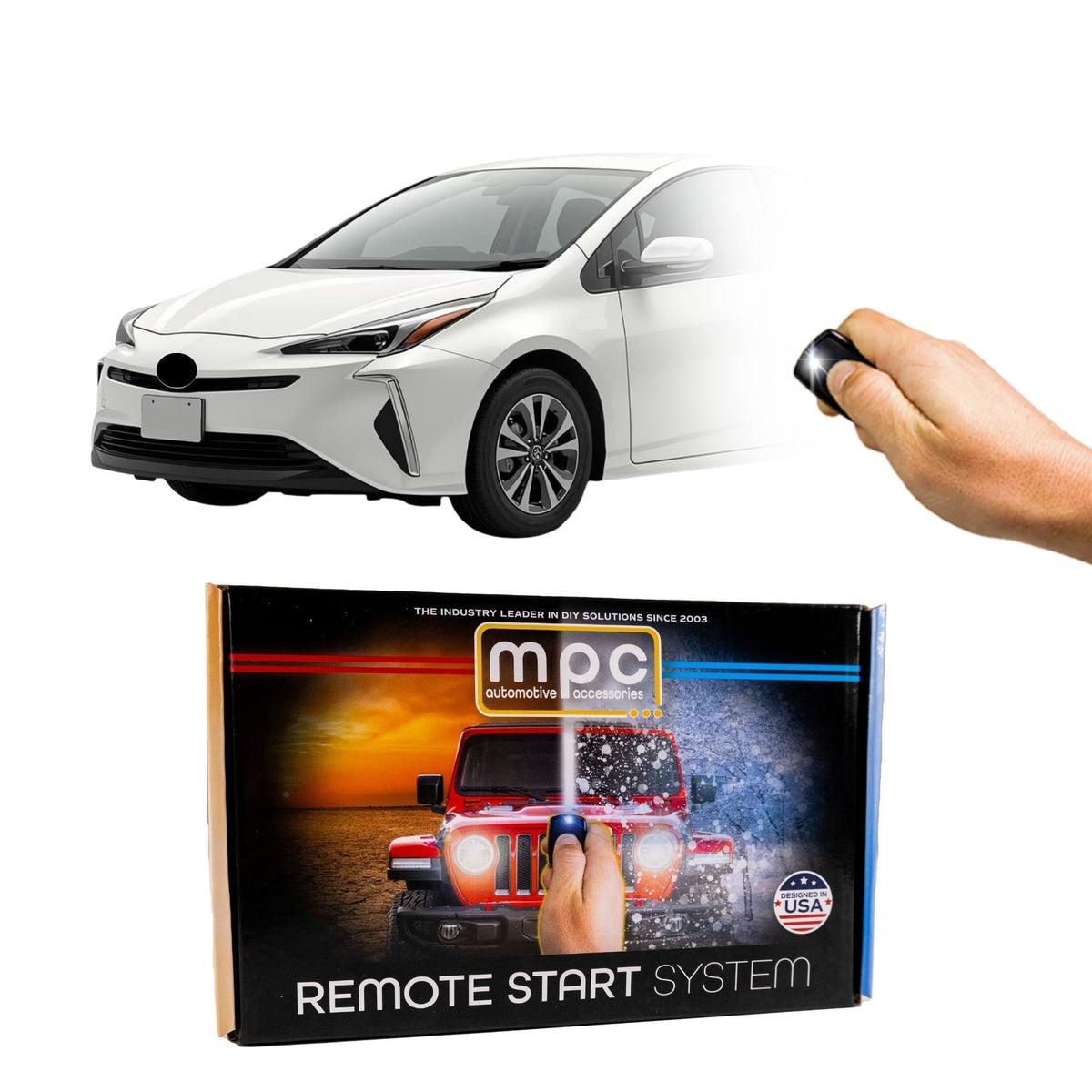 2017-2022 Toyota Prius Prime Remote Start Kit - Semi Plug & Play - Push-to-Start