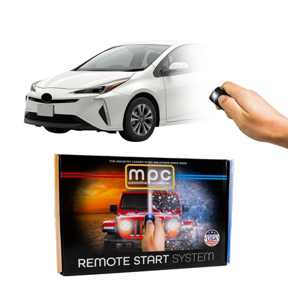 2017-2022 Toyota Prius Prime Remote Start Kit - Semi Plug & Play - Push-to-Start
