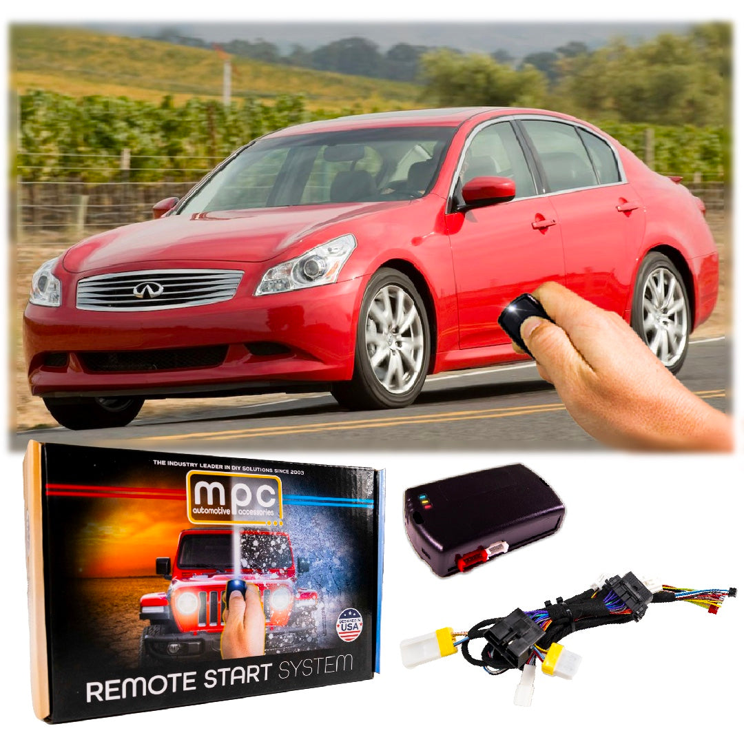 Remote Start Kits For 2007-2009 Infiniti G35 - Push-to-Start - Gas