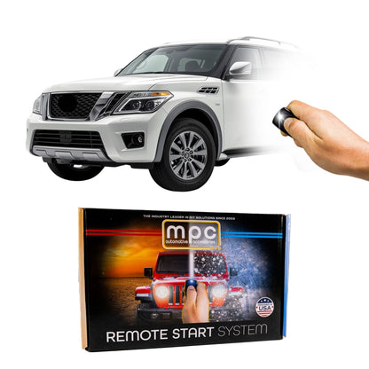 2018-2022 Nissan Armada Remote Start Kit - Semi Plug & Play - Push-to-Start