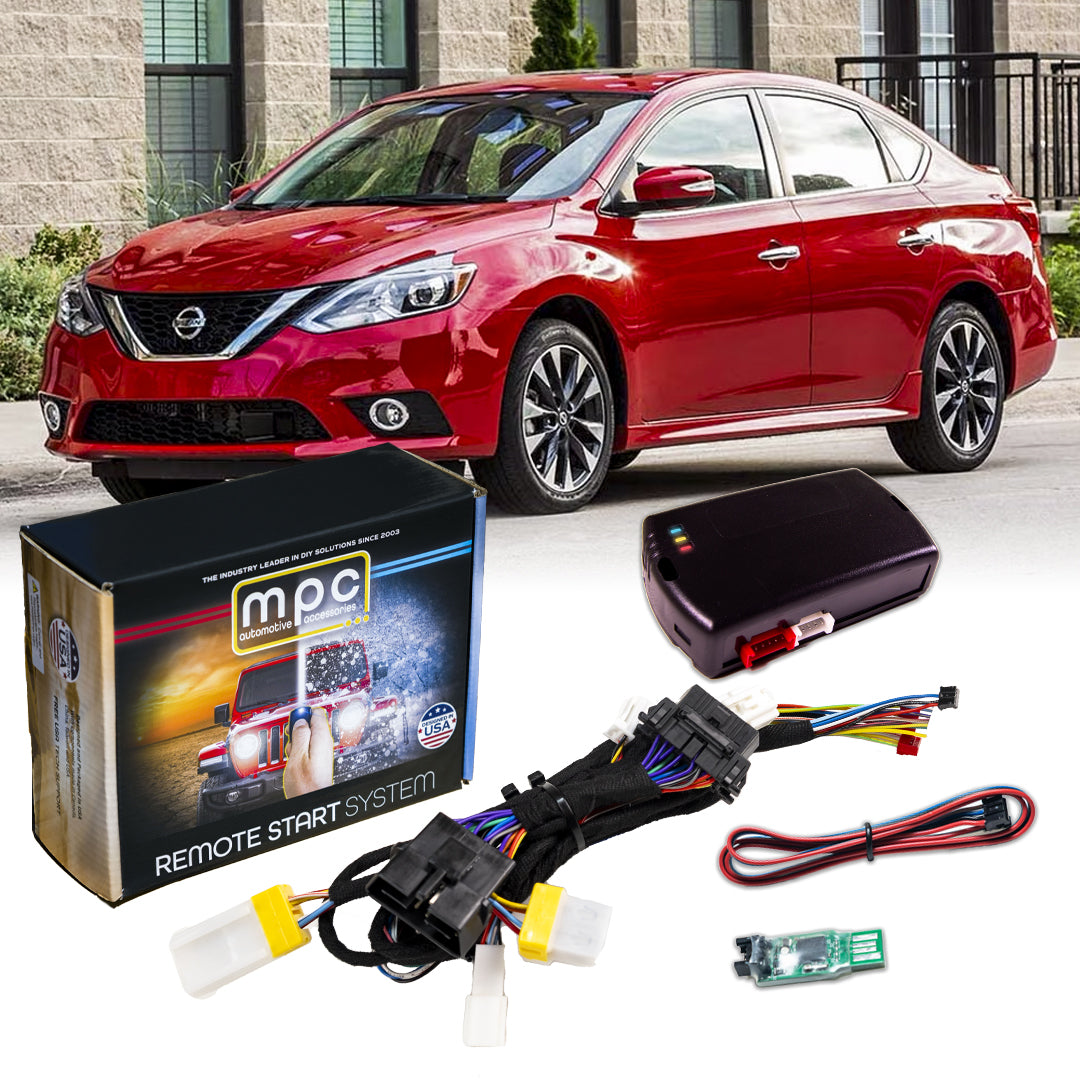 Remote Start Kits For 2013-2019 Nissan Sentra-Push-to-Start - Gas - MyPushcart