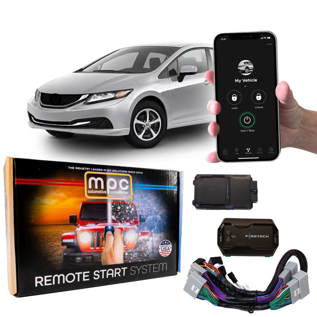 Remote Start Kits For 2014-2015 Honda Civic - Push-to-Start - Gas