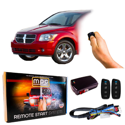 2008-2012 Dodge Caliber Remote Start Kit - Semi Plug & Play - Key-to-Start