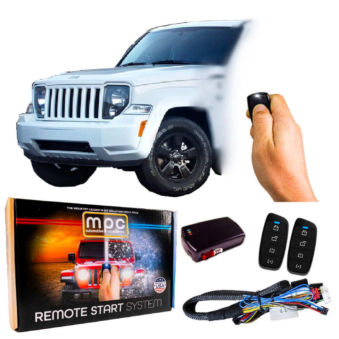 2008-2013 Jeep Liberty Remote Start Kit - Semi Plug & Play - Key-to-Start
