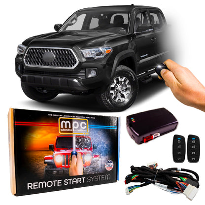 Plug-n-Play 4-Button 2-Way Remote Start Kit For 2016-2019 Toyota Tacoma - MyPushcart
