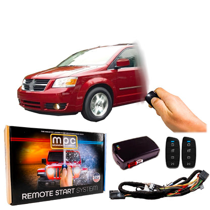 Remote Start Kits For 2008-2010 Dodge Grand Caravan - Key-to-Start - Gas