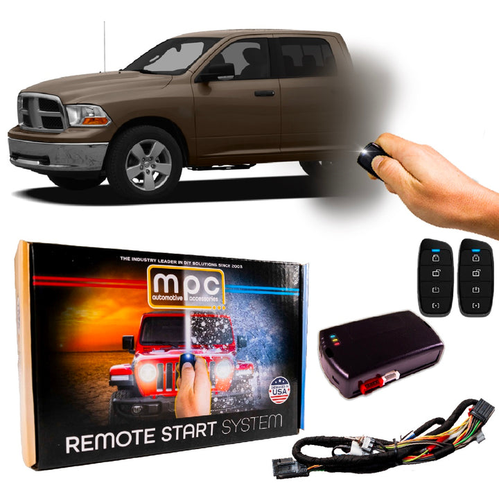 Remote Start Kits For 2009-2010 Dodge RAM 1500 - Key-to-Start - Gas