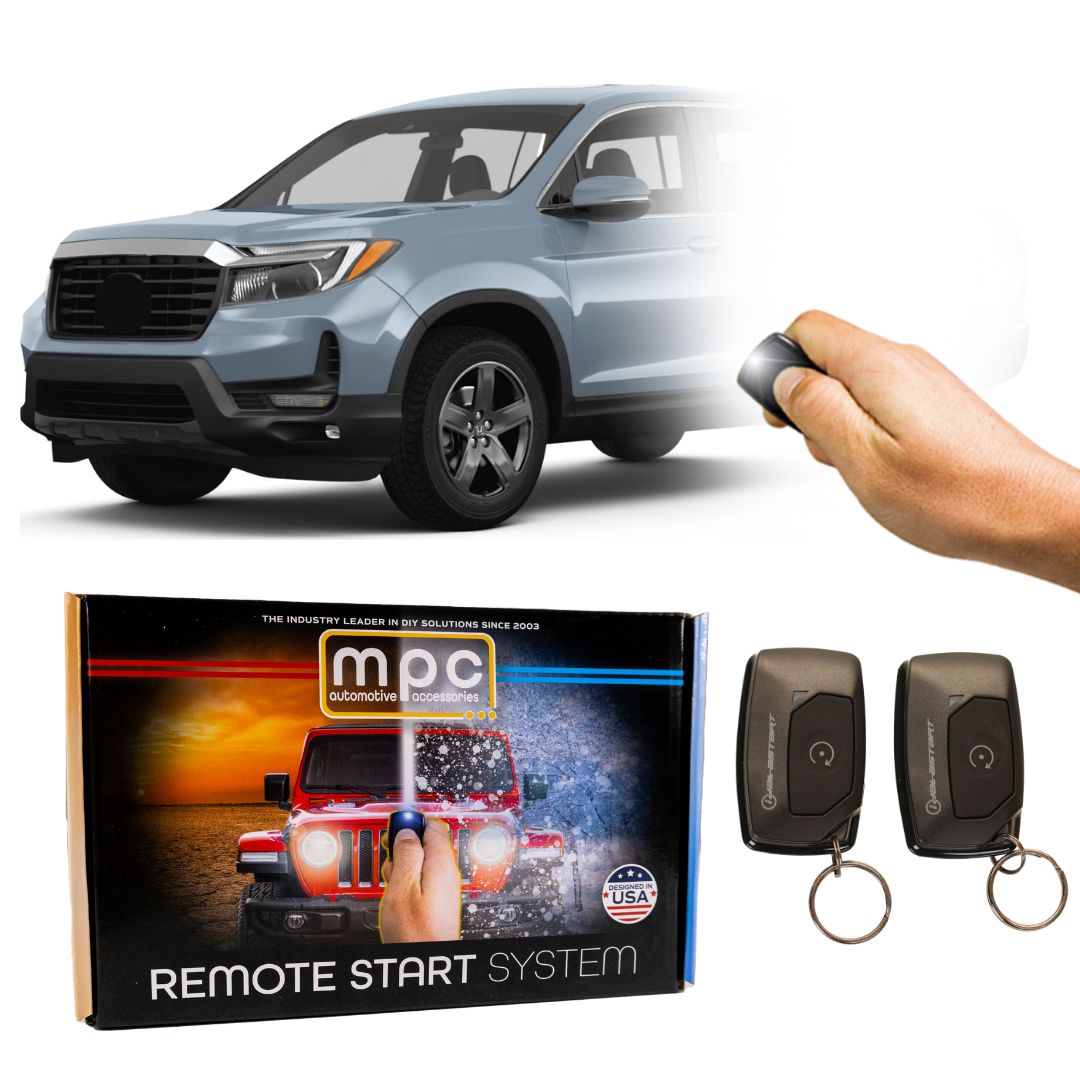 1-Button Keyless Entry Remote Start For 2017-2025 Honda Ridgeline -T-Harness