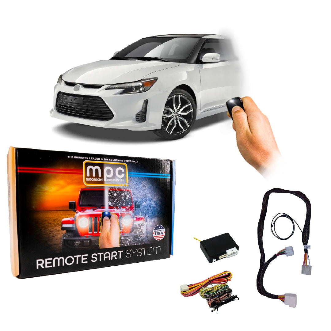 2011-2016 Scion tC Remote Start Kit - Semi Plug & Play - Key-to-Start