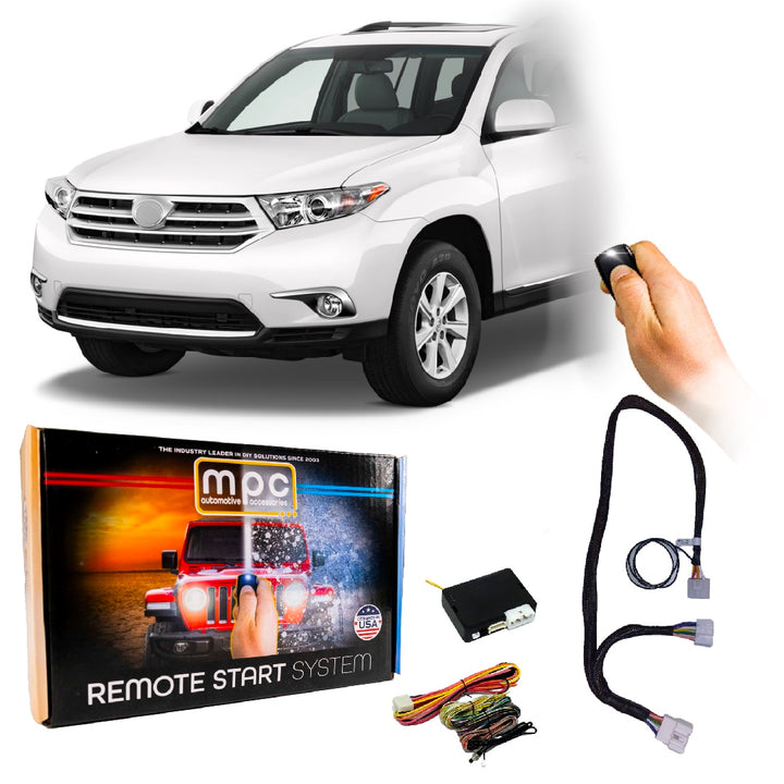 Remote Start Kits For 2010-2013 Toyota Highlander - G-Key - Gas