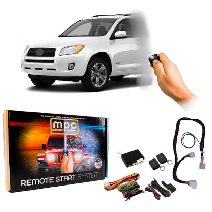 2011-2012 Toyota RAV4 Remote Start Kit - Semi Plug & Play - G-Key