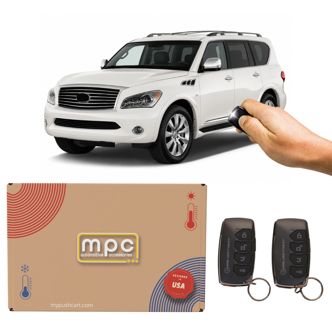 2004-2010 Infiniti QX56 Remote Start Kit - Semi Plug & Play - Key-to-Start