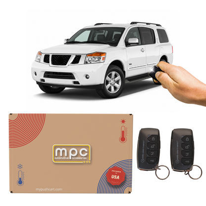 2008-2015 Nissan Armada Remote Start Kit - Semi Plug & Play - Key-to-Start