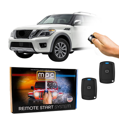 2018-2022 Nissan Armada Remote Start Kit - Semi Plug & Play - Push-to-Start