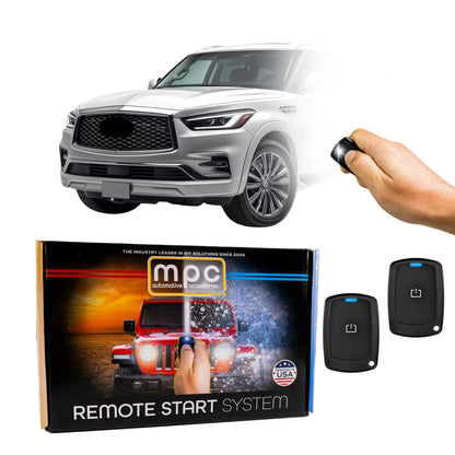 2018-2022 Infiniti QX80 Remote Start Kit - Semi Plug & Play - Push-to-Start