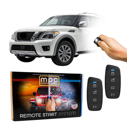 2018-2022 Nissan Armada Remote Start Kit - Semi Plug & Play - Push-to-Start