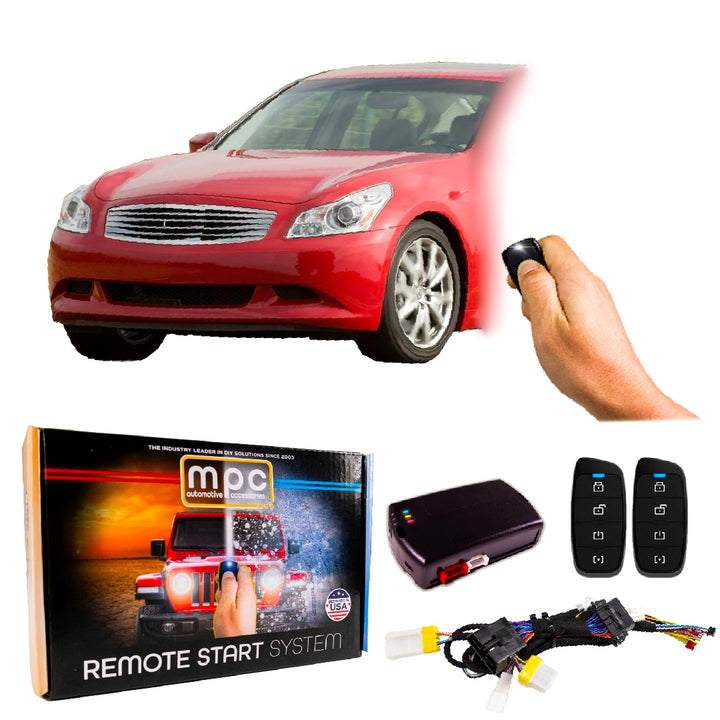 Remote Start Kits For 2007-2009 Infiniti G35 - Push-to-Start - Gas