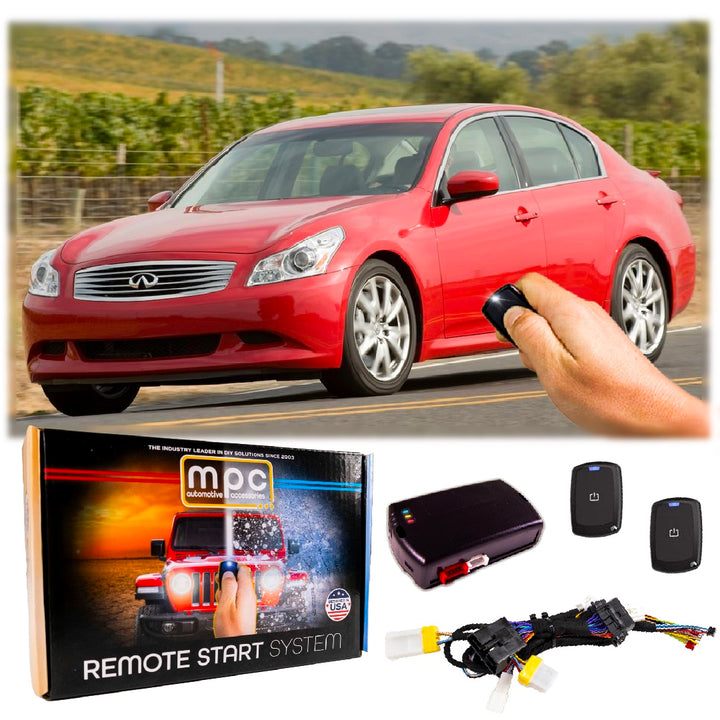 Remote Start Kits For 2007-2009 Infiniti G35 - Push-to-Start - Gas