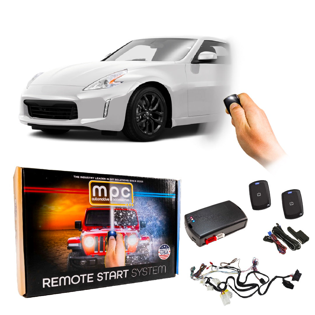 2009-2017 Nissan 370Z Remote Start Kit - Semi Plug & Play - Push-to-Start