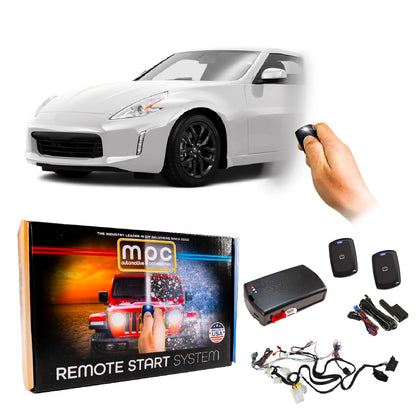 2009-2017 Nissan 370Z Remote Start Kit - Semi Plug & Play - Push-to-Start