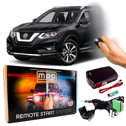 2014-2020 Nissan Rogue Remote Start Kit - Plug & Play - Push-to-Start