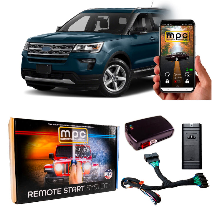 Remote Start Kits For 2016-2019 Ford Explorer - Push-to-Start - Gas