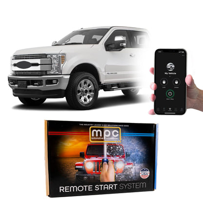Remote Start Kits For 2017-2019 Ford F-250 Super Duty - Push-to-Start - Gas