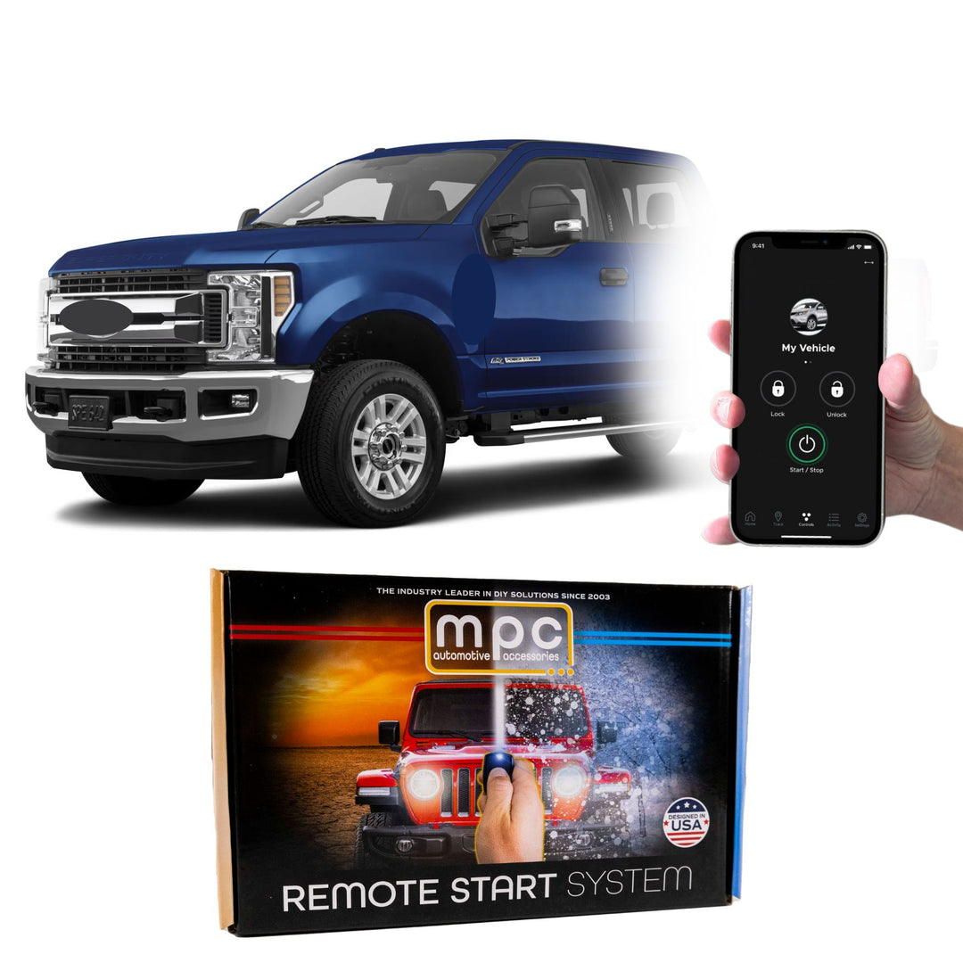 Remote Start Kits For 2017-2019 Ford F-350 Super Duty - Push-to-Start - Gas