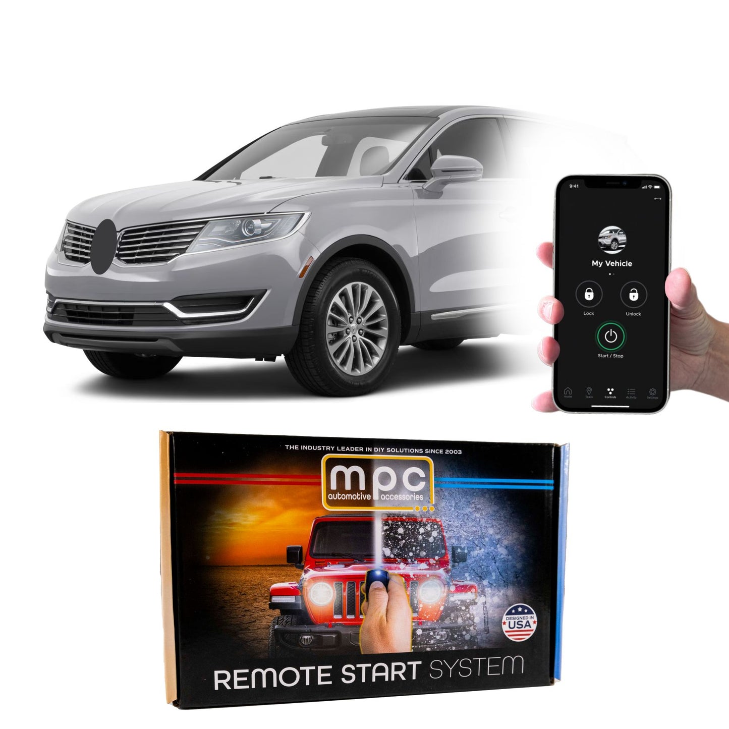 Remote Start Kits For 2017 Lincoln MKX - Push-to-Start - Gas