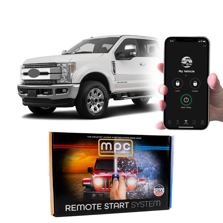 Smartphone Activated Remote Start For 2017-2019 Ford F-250 Push-to-Start Diesel