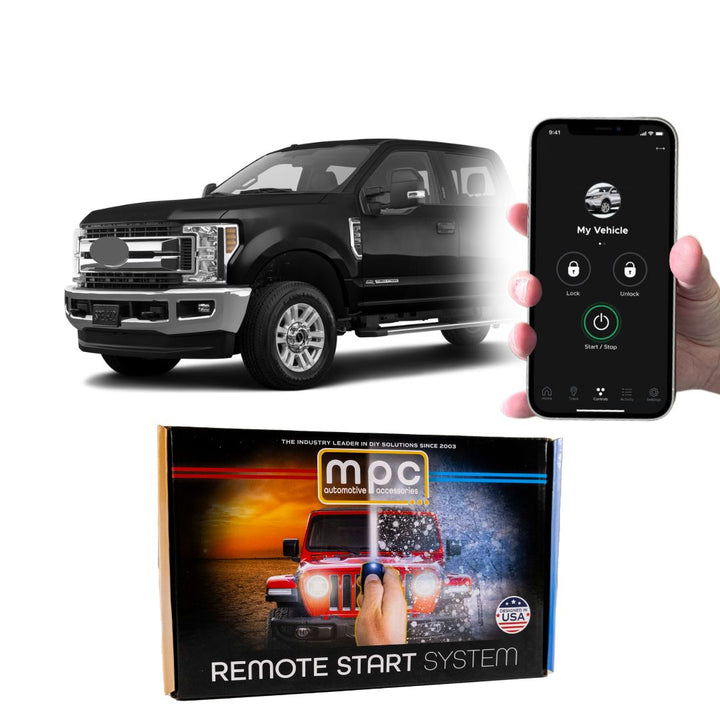 Smartphone Activated Remote Start For 2017-2019 Ford F-350 Push-to-Start Diesel