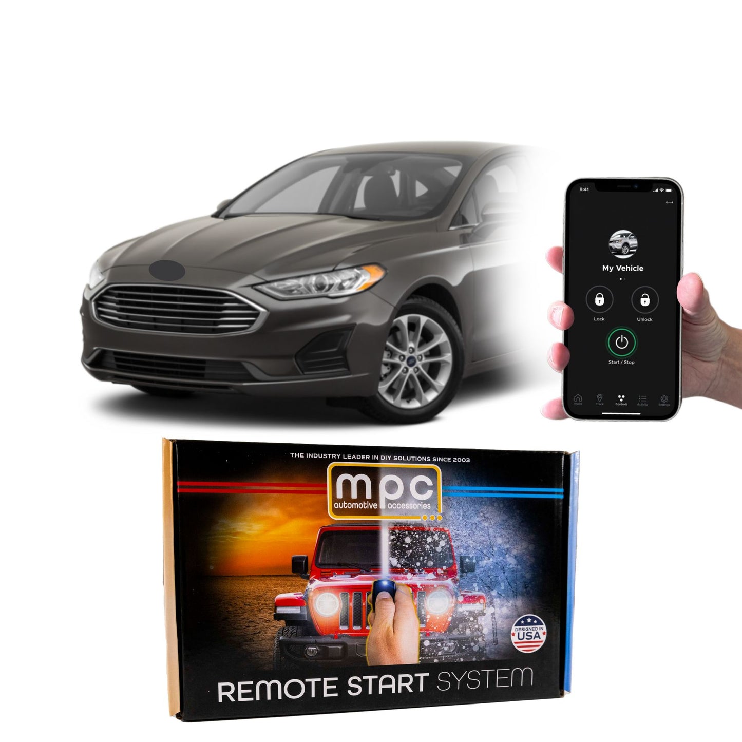 Remote Start Kits For 2014-2020 Ford Fusion - Key-to-Start - Hybrid
