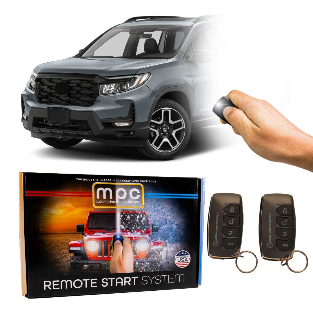 Plug-n-Play 4-Button Remote Start For 2019-2023 Honda Passport - T-Harness
