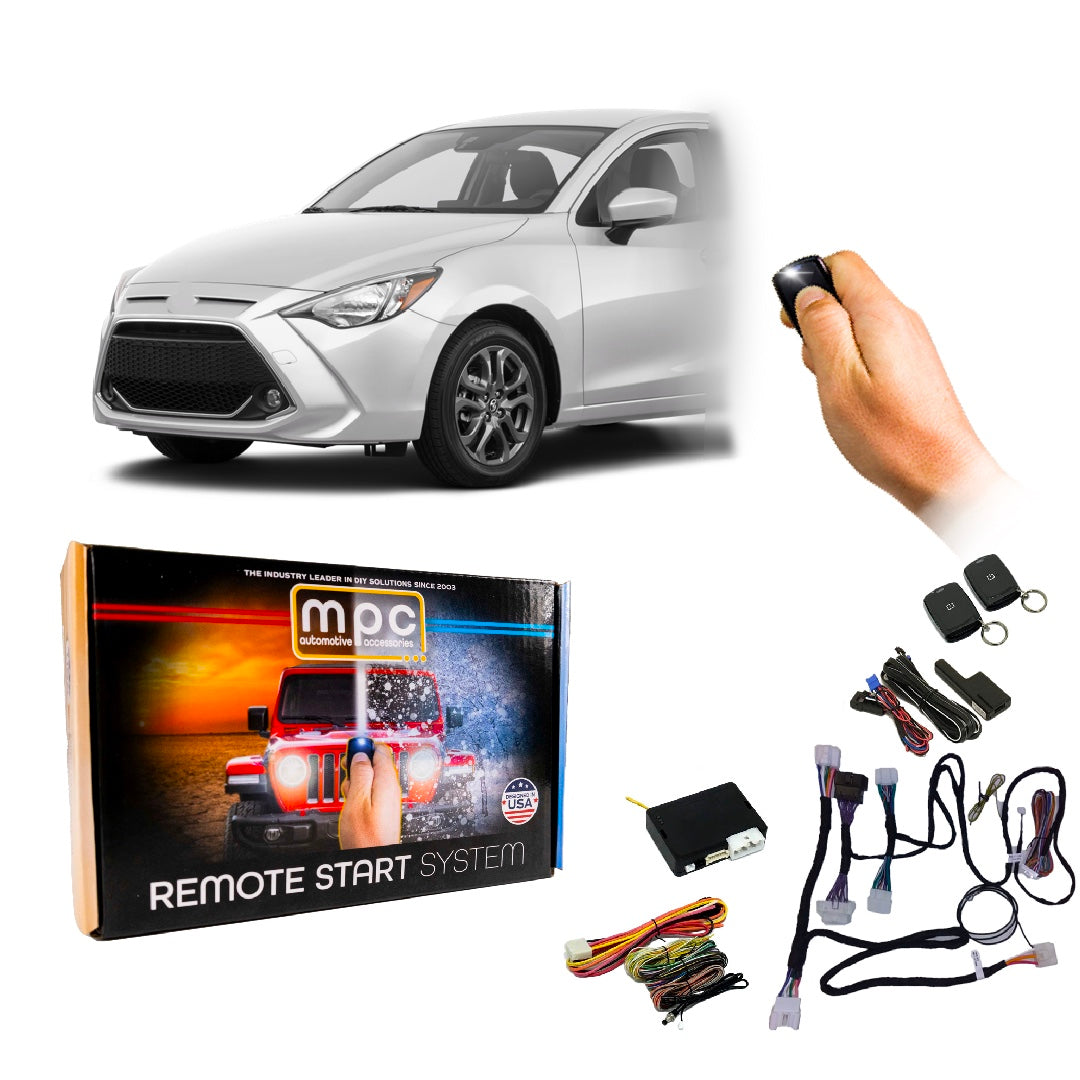 2015-2019 Toyota Yaris Remote Start Kit - Semi Plug & Play - H-Key