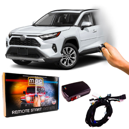 2022-2024 Toyota RAV4 Remote Start Kit | Semi Plug & Play | Push-to-Start | Lock 3X to Start
