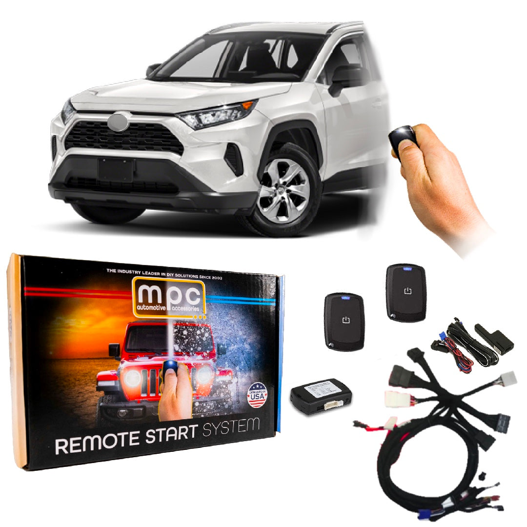 2019-2021 Toyota RAV4 Remote Start Kit - Plug & Play - Push-to-Start