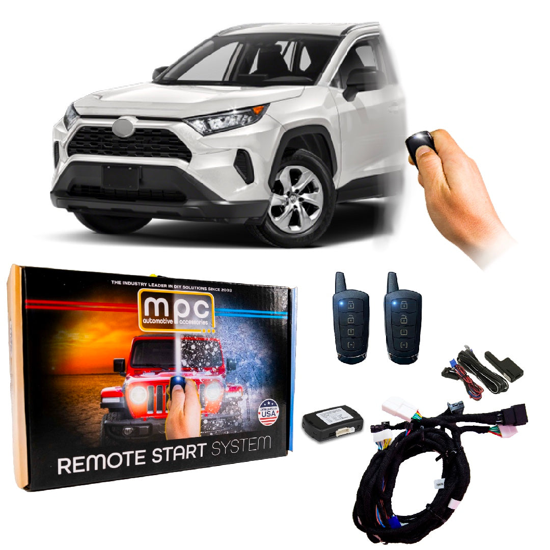 2019-2021 Toyota RAV4 Remote Start Kit - Plug & Play - Push-to-Start