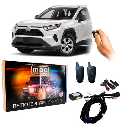 2019-2021 Toyota RAV4 Remote Start Kit - Plug & Play - Push-to-Start
