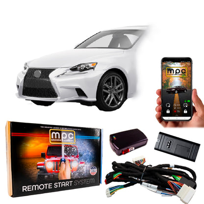 PLUG N PLAY SMARTPHONE Remote Starter For 2014-2015 Lexus IS250 T-Harness