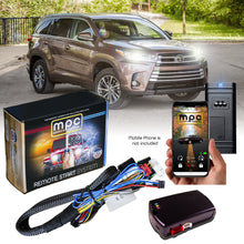 PLUG N PLAY SMARTPHONE Remote Starter For 2014-2019 Toyota Highlander T-Harness