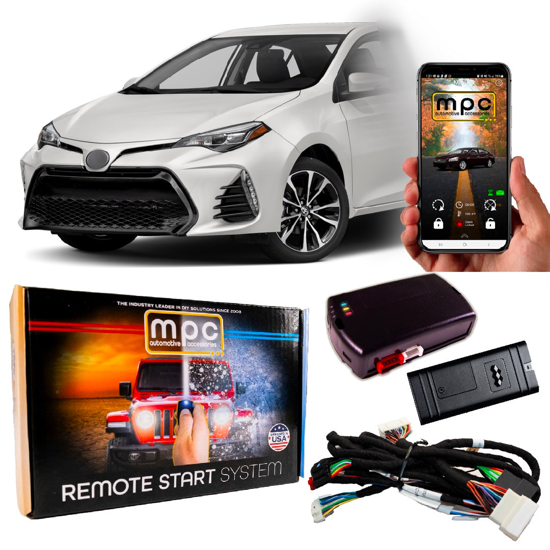 Remote Start Kits For 2014-2019 Toyota Corolla - Push-to-Start - Gas