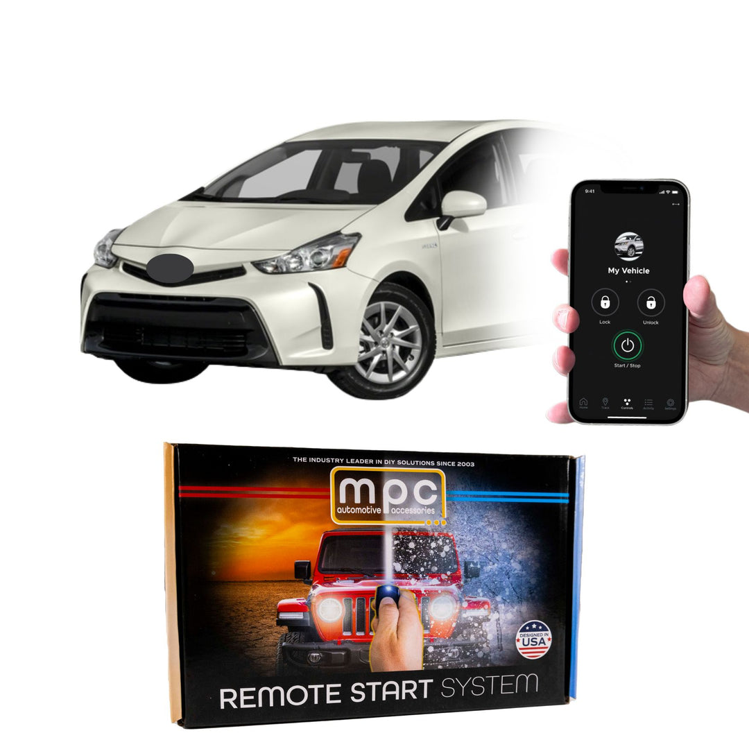 Remote Start Kits For 2017-2018 Toyota Prius V - Push-to-Start - Hybrid