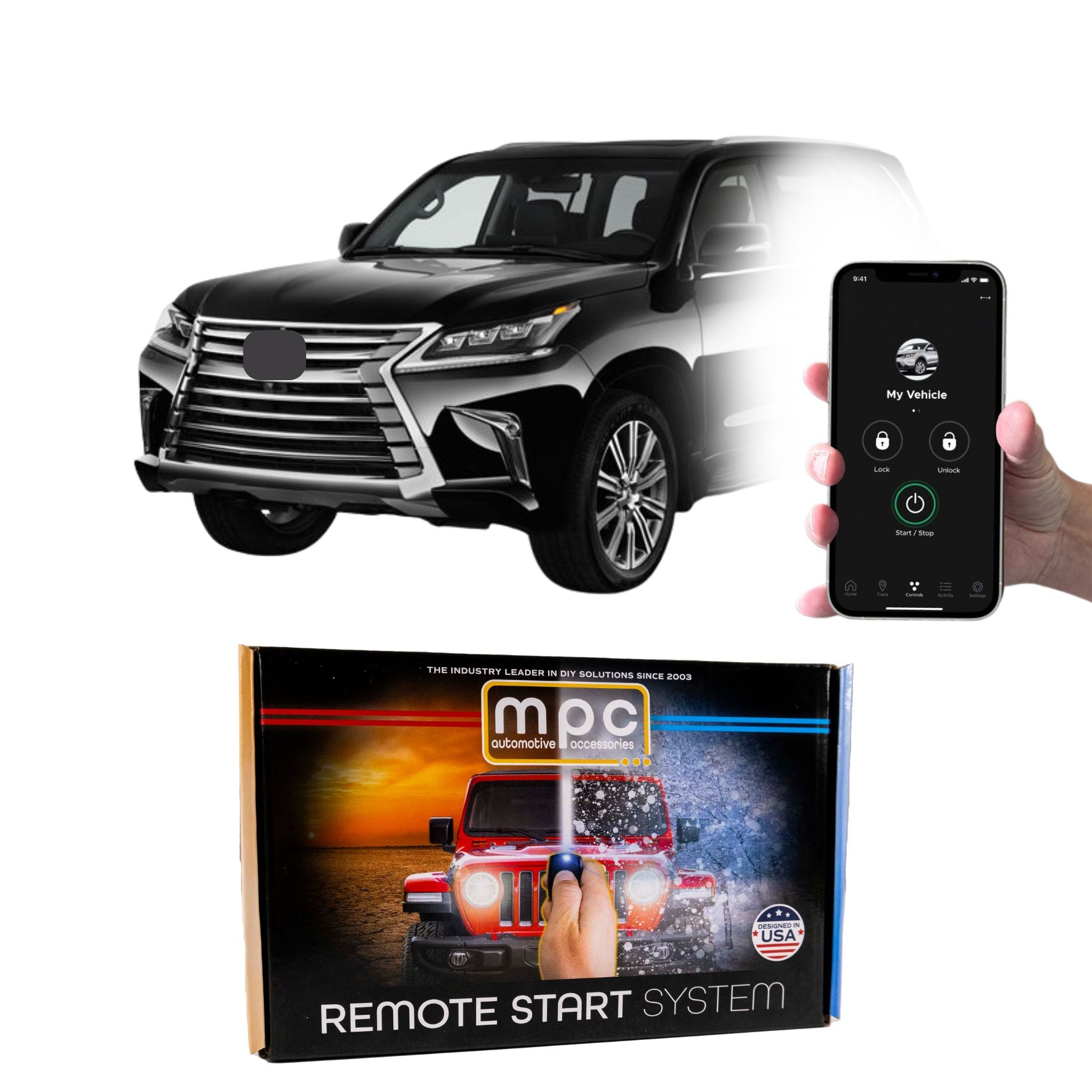 Remote Start Kits For 2008-2018 Lexus LX570 - Push-to-Start - Gas